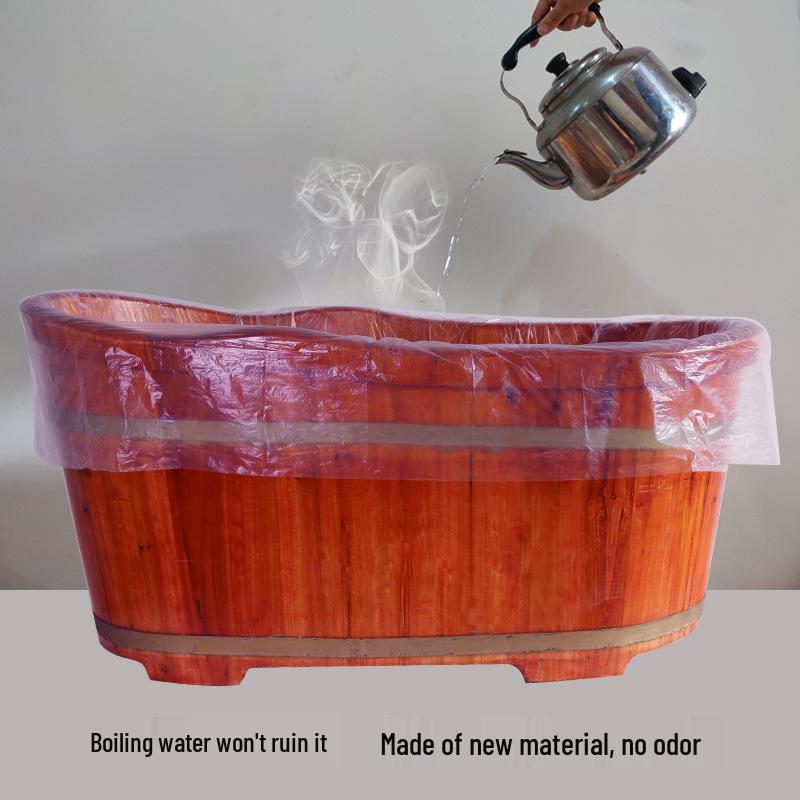 Thickened Disposable Bath Bag for Adults - Single Sheet for Home, Hotel, or Salon Use