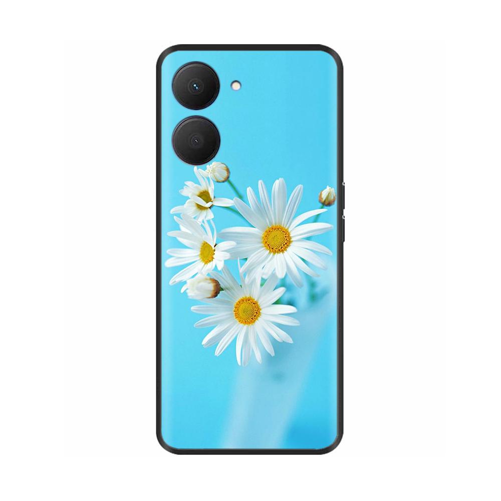 Soft Phone Cover For Realme 10 4G Case 6.4'' Black Silicone Marble Space Fundas for Realme 10 4G TPU Cases Realme10 2022 Bumpers