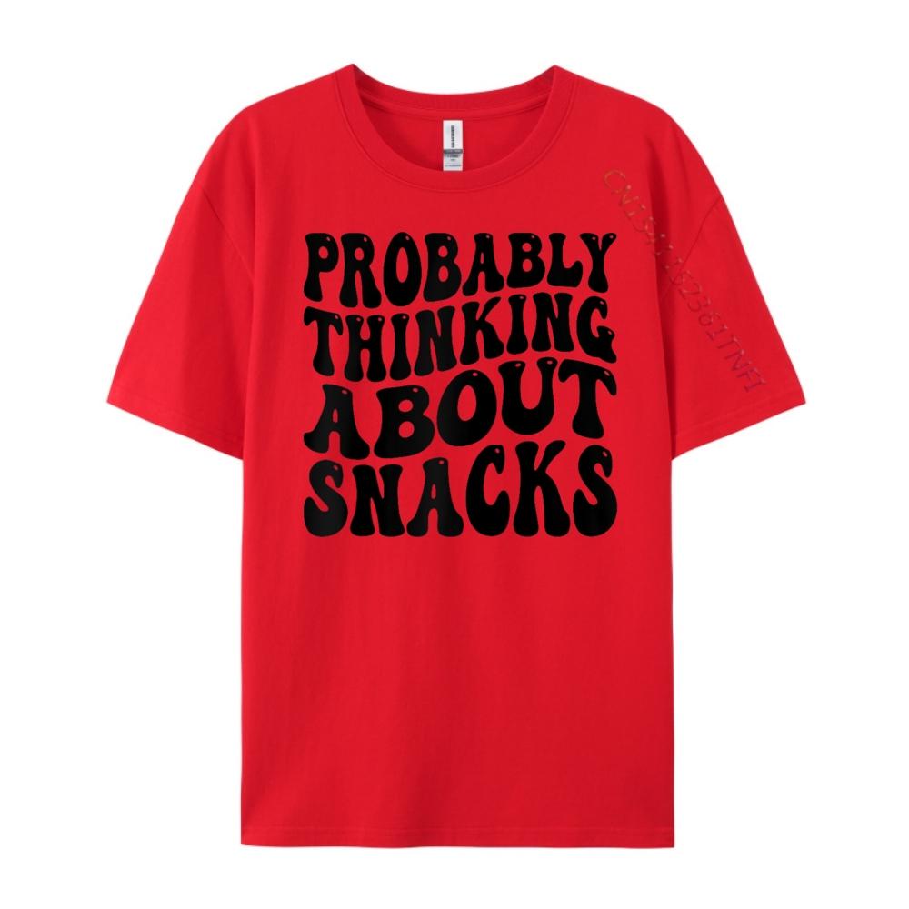 Probably Thinking About Snacks Apparelprobably Thinking About Snacks Groovy Snacks Lovers Kids Raglan Mens Clothing Plus Size S