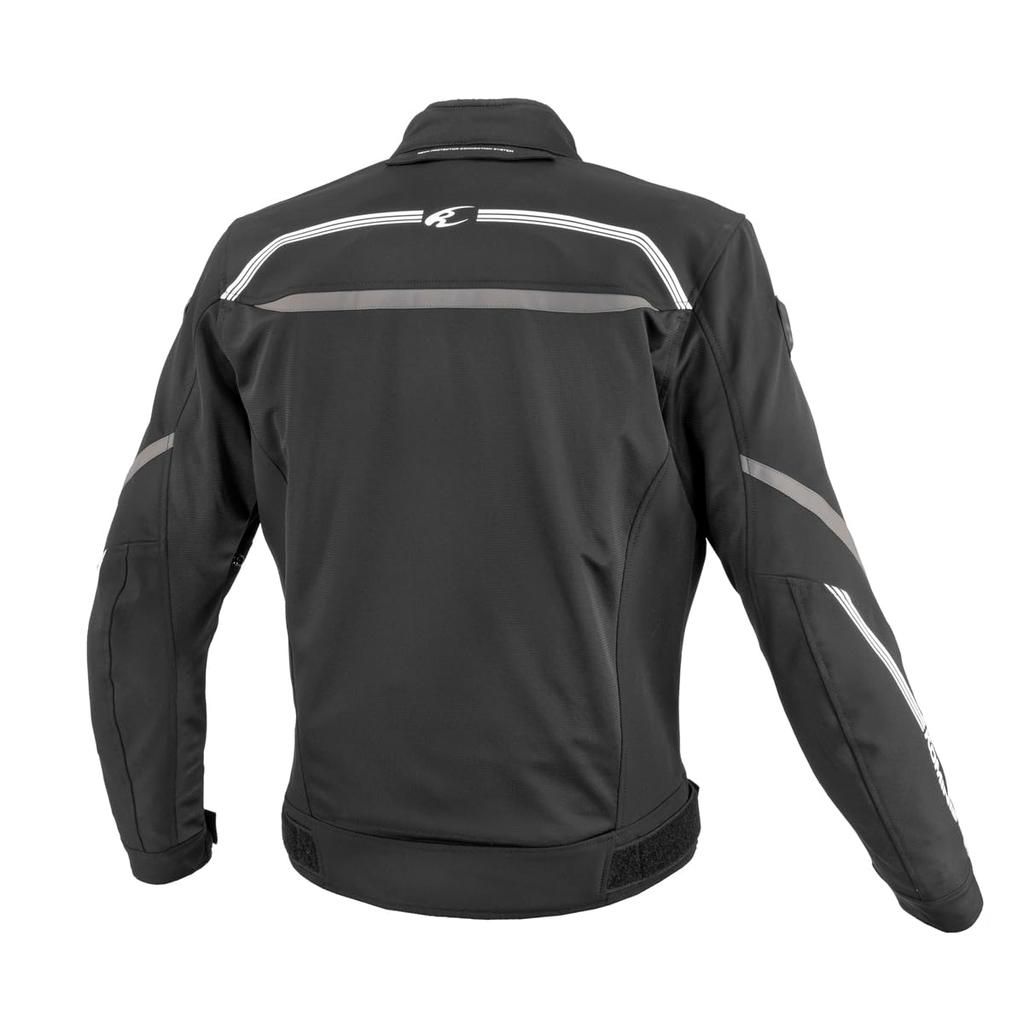Komine 2025 Model Motorcycle Half Mesh Large 07-178 JK-178 R-SPEC Jacket, Black,
