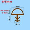 5M Drewniany pasek do drzwi Crash Bar Artykuł Okno Drzwi i okna Uszczelnienie Trip Wiatroszczelny Gniazdo na karty Capitales