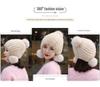 Yutong Women's Winter Mink Hat with Fox Pom and Ear Protection