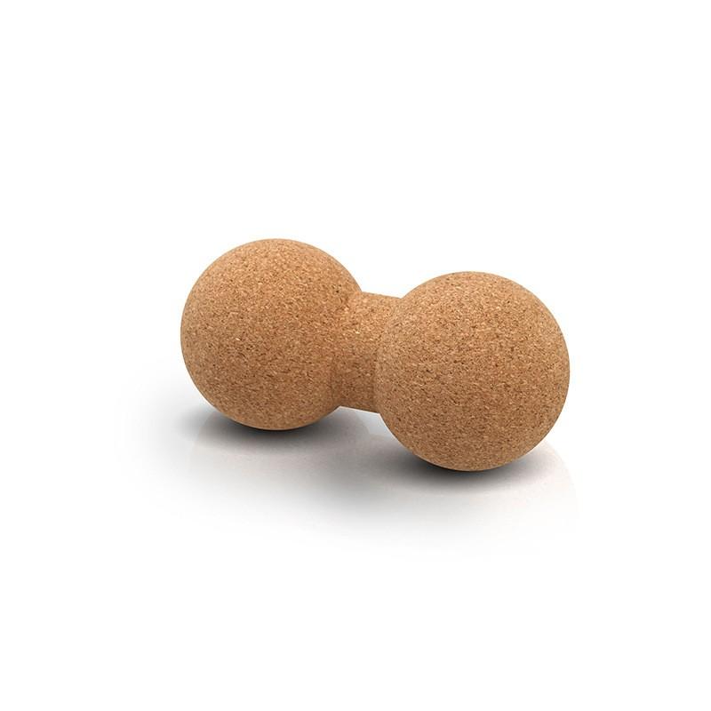 Cork Massage Ball Myofascial Release Yoga Fitness Deep Tissue Therapy 120x240mm Peanut Shape