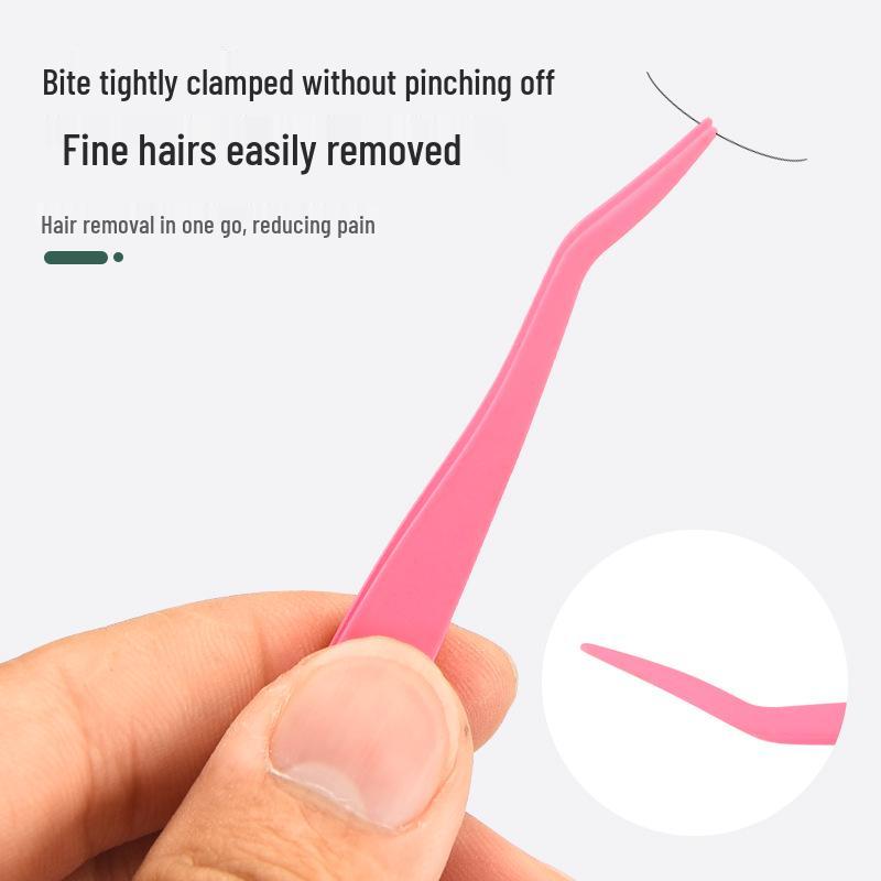 Stainless Steel Eyelash Curler with Fine Tip Tweezers & Eyebrow Comb