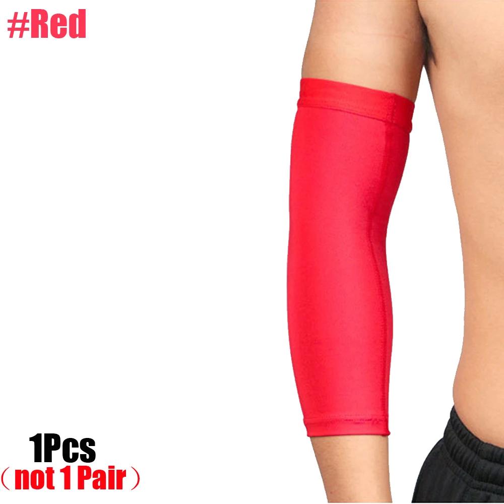 1Pcs Breathable Quick Dry Uv Protection Running Arm Sleeves Basketball Elbow Pad Fitness Armguards Sports Cycling Arm Warmers