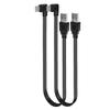 USB to Type C Power Supply Cord Male to Male Connector Wire 10W Fast Charging Cable for Multiple Devices 10-100cm