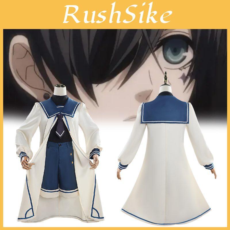 Black Butler Sebastian Cosplay Kostým Elegantní Hra Anime Oblečení Oblek