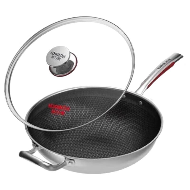 KOBACH 316 Stainless Steel Non-stick Wok