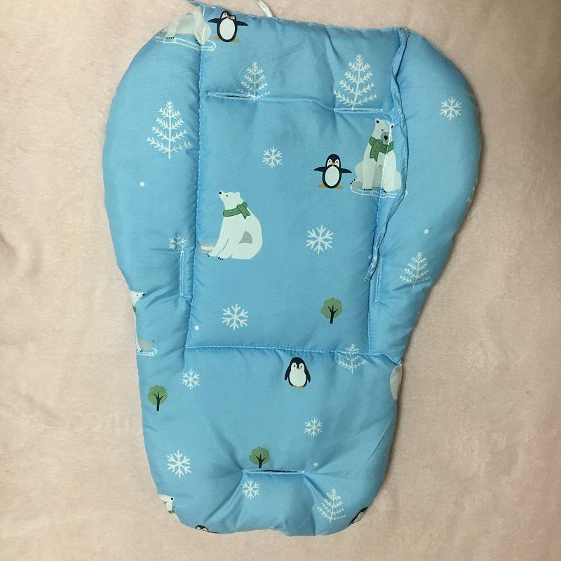 Multi-Color Rainbow Cotton Stroller & High Chair Cushion Pad