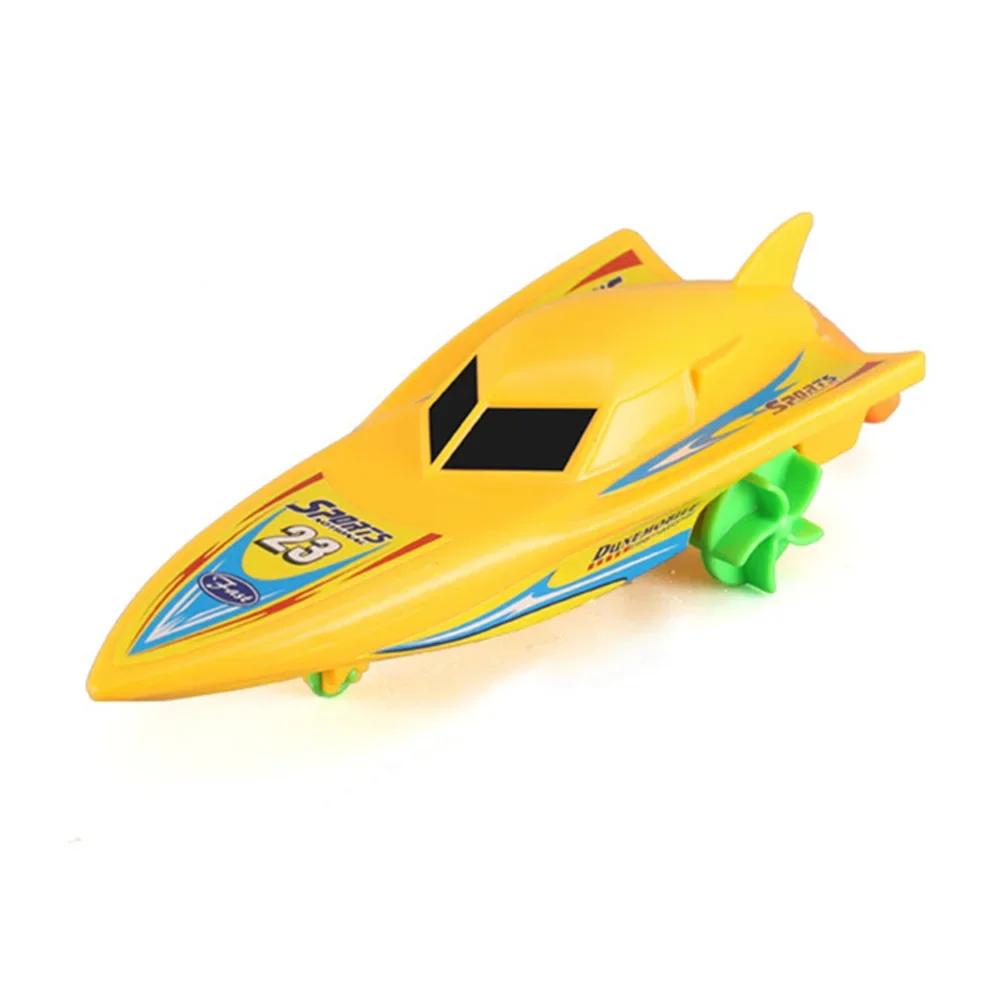Juguete de Baño para Ducha de Invierno Barco de Velocidad de Cuerda Barco Aventura Creativa en la Tina Fomentando el Juego Imaginativo con Agua para Niños y Bebés