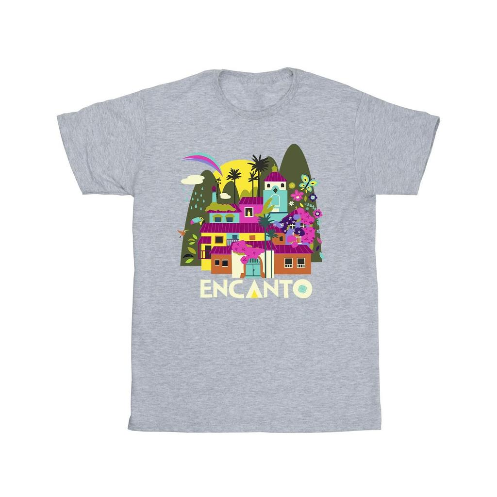 Disney Mens Encanto Many Houses T-Shirt