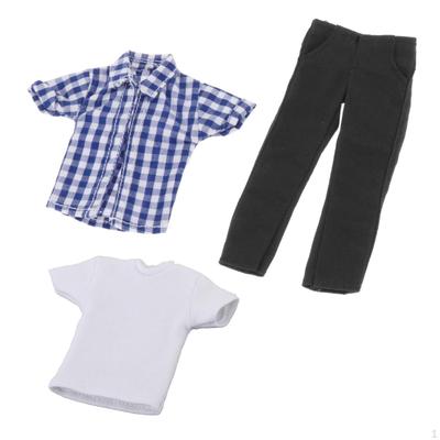 1/12 Outfit Set, Miniature Clothing for Action Figures
