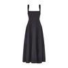 French Square Collar Slim Dress European and American Summer Simple Fashion Casual Sleeveless Suspender Dress Women