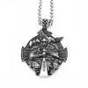 Pendente da Moto in Acciaio Inossidabile 316L Vintage Punk Collane da Cavaliere per Uomini Ragazzi Hip Hop Biker Gioielli da Festa Regalo Dropshipping