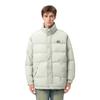Fila Mihara Yasuhiro Collaboration Series Logo Embroidered Solid Color Sports Stand Collar Down Jacket Unisex Outerwear Antelope-White F11U143902F-IV