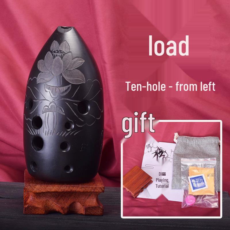 Ocarina with Pen Holder: Available in double-cavity ten-hole and eight-hole, perfect for beginners, students, children, adults, and professional use.