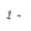 Vintage Knight Animal Brass Sculpture Creative Tabletop Ornament Collectable Figurine for Entryway