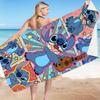 Stitch Zai Animation Beach Towel Microfiber Double-Sided Fleece Beach Towel Bath Towel Variety Square Towel Beach Towel