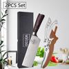 Professional Japanese Chef Knife Damascus Laser Kitchen Knives Meat Cleaver Santoku Slicing Fruit Utility Knife with Gift Box