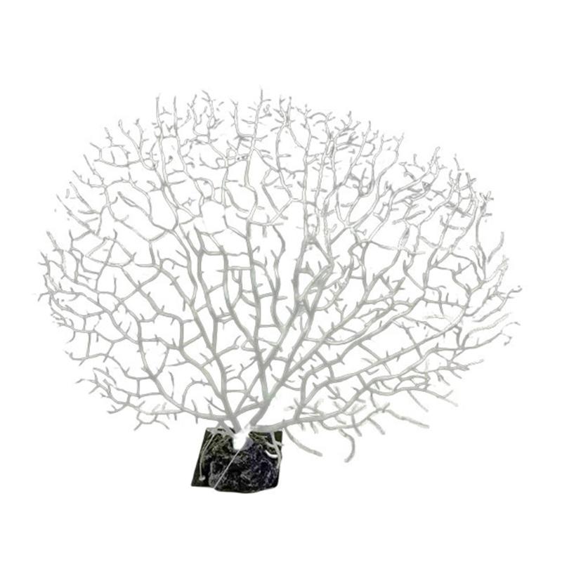 Artificial Coral Branch Décor Faux Coral Reef Décor Aquariums Ornament Fish Tanks Landscape Sea Fan Coral Decorations