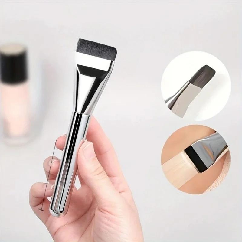 

Wholesale Flat-head Foundation Brush Ultra-thin Flat Brush Head Traceless Mask Brush Mixed Foundation Cream Makeup Brushes