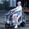 Per Guidare e Assistenza alla Guida Usare Impermeabili Speciali, Poncho Pioggia Pieghevoli per Bici Elettrica, Ingranditi e Ispessiti, Unisex, Trasparenti su Tutta la Lunghezza
