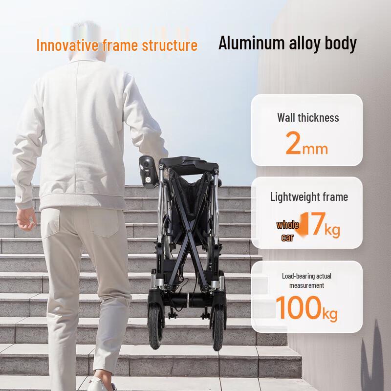 YUWELL Smart Electric Folding Wheelchair D210CL