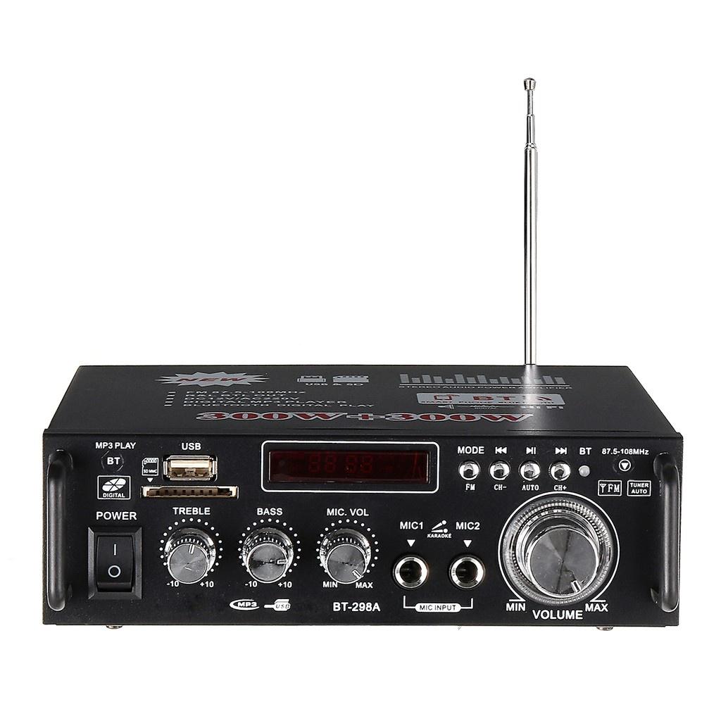 600W Household Audio Amplifiers Bluetooth Connector Amplifier Subwoofer Home Theater Amplifier Sound System Amplifie