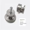 Home Decoration Silver Aluminum Single Hole Handle Modern Wardrobe Drawer Round Knob Kitchen Cabinet Furniture Small Door Handle