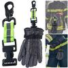 Glove Clips Firefighter Glove Strap Gloves Holder with 2 Clip for Hanging Gloves Tool Bags Glove Keeper Glove Clamp Outdoor Tool