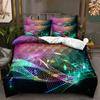 Music Bedding Set 3D Note Down Duvet Cover 2/3 Pieces Single Bed Double Bed Duvet Cover Girl Teens Music Enthusiast Room Bed Cover Birthday Gift