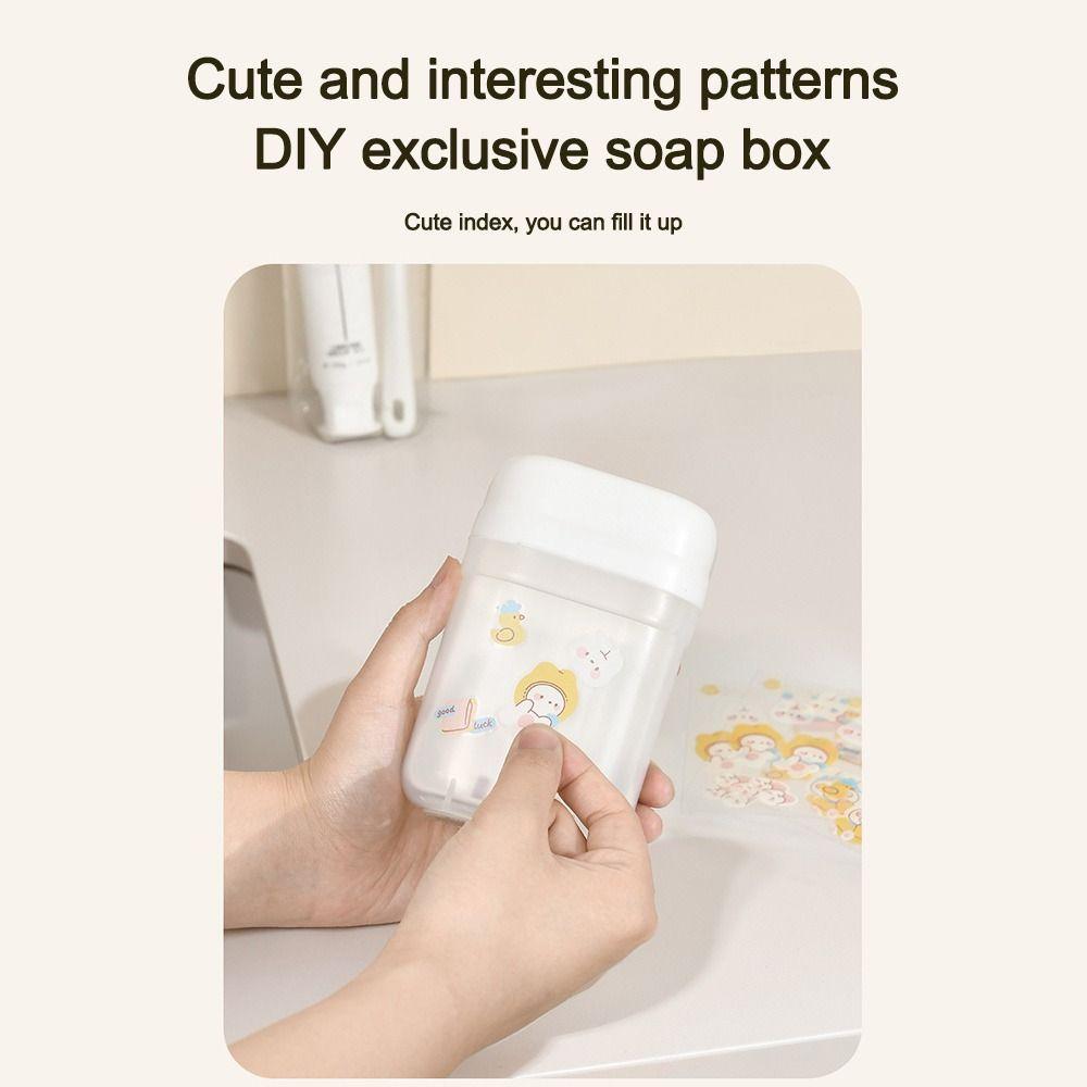 Waterproof Soap Rack with Drain Hole Soap Dish Mini Soap Storage Box  Travel