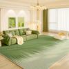 Tapis Vert Minimaliste pour Salon, Tapis de Chevet pour Chambre à Coucher, Tapis de Sol Grande Surface pour Dressing, Décoration de Maison