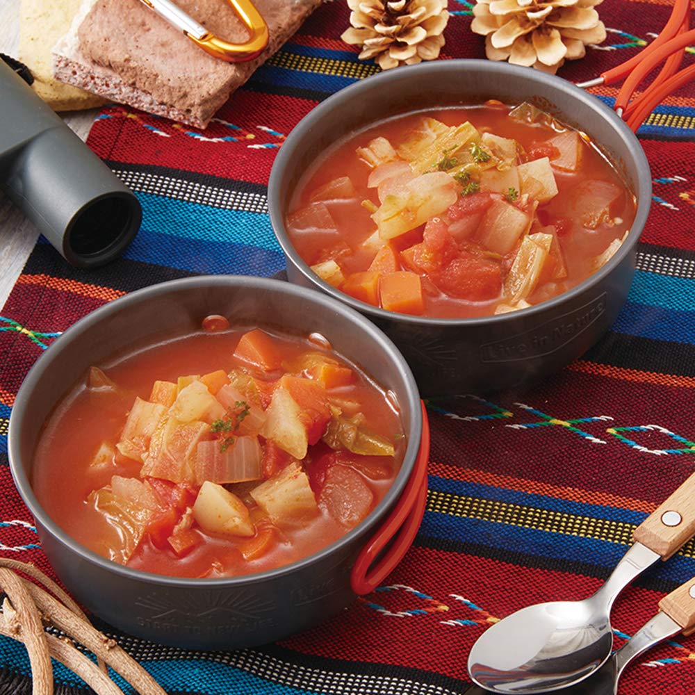 Skater Outdoor Frying Folding LIVENATURE AFP18 Pan, 17cm, Handle,