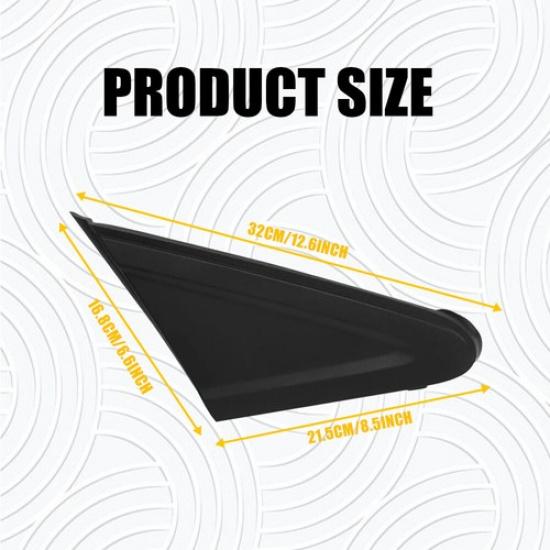 Right Mirror Triangle Corner Pillar Trim For Honda Civic 2012-2015 75495-TR3-A01