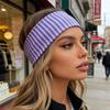 Stylish Women's Hair Bands Sweet Striped American Stretch for Sports Travel Fitness