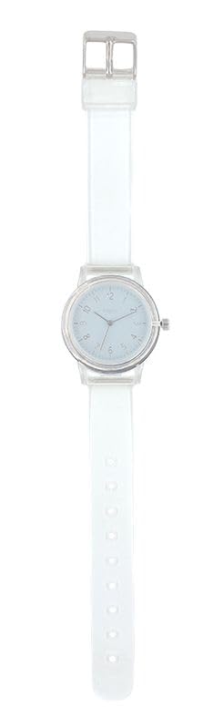 Watch Fragola Clear Case Watch Clear [Follow] N02324S-1 CL/BL Women's