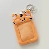 INS Fish Rice Ball Plush Photocard Holder Kpop Idol Photo Sleeve Protective Case Student ID Card Cover With Keychain Pendant