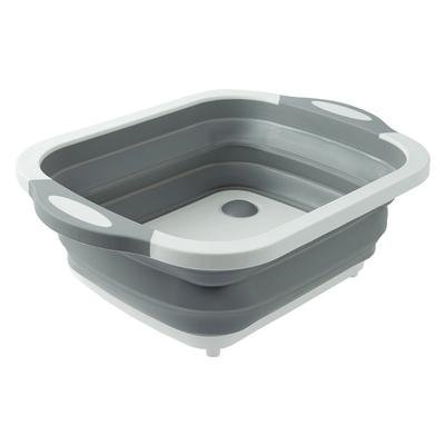 Tábua de corte multifuncional vibrato de plástico portátil dobrável pia de cozinha