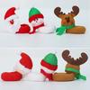 Christmas Wine Glass Decoration Happy New Year Santa Claus Party Decorations For Home Table Decor Bar Supplies Home Decore