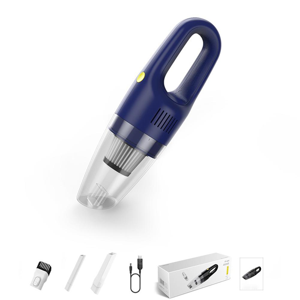 120W Car Vacuum Cleaner USB Rechargeable 5000Pa High Power 36000 RPM Wet And Dry Cordless Handheld Vacuum Cleaner