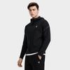 FILA Color Block Logo Minimalist Sports Fitness Knitted Jacket Men Jacket Deep-Black A11M311506FBK