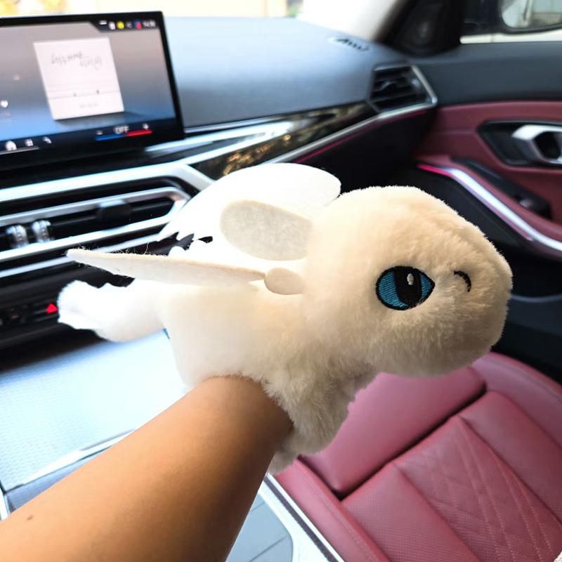 

Животное Маленький Дракон Плюшевые Игрушки Для Женщин Мультфильм Милая Кукла Браслет Браслет Детские Подарки белый