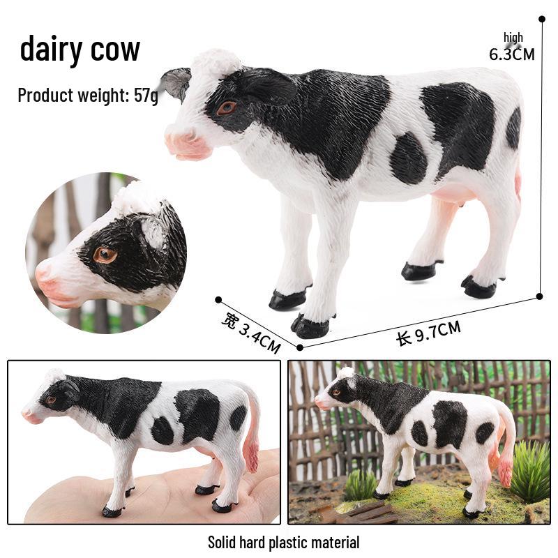 Wild Safari Animal Figurines: Giraffe, Elephant, Rhinoceros, Brown Bear, Tiger, Lion, Leopard, Hippopotamus - Solid Cognitive Toys