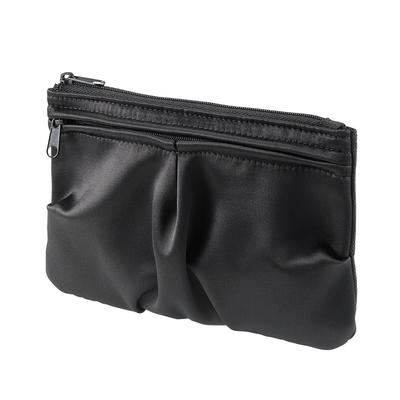 Plus FABFAB Pencil Case Flat Drape Pouch, Type, Black, FL-242CA (Product Code 98-934)