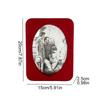 1PC Velvet Luxury Tabletop Velvet Frame Elegant Photo Display 3D High-end Luxury Modern 20x15cm