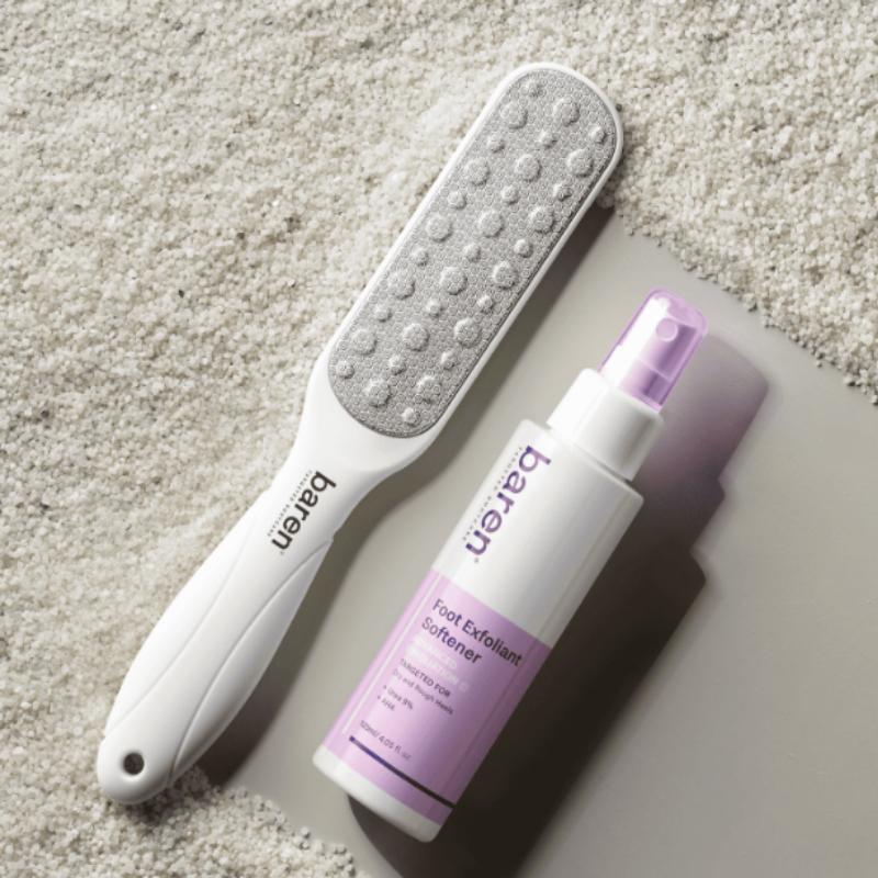 baren Foot Exfoliant Softener At Home Kit (Mist 120ml+foot file)