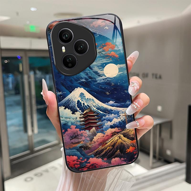 

Для Honor 400 200 Lite 70 90 Pro X50i 5G Закаленное Стекло Чехол для Телефона Защита Крутой Дракон Тигр Милый Астронавт Жесткая Задняя Крышка Honor 90