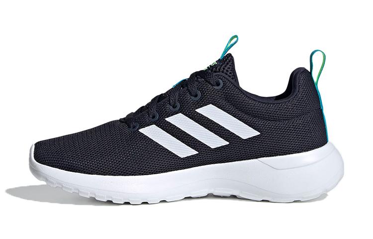 Adidas Neo Lite Racer Comfortable Breathable Low top Casual Shoes Black Blue Kids FV9608 28