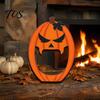 Pumpkin And Ghost Table Decor Halloween Wooden BOO Ornaments for Tabletop Tiered Tray Decor, Desktop Ornament Creative Letter Decorations Festive